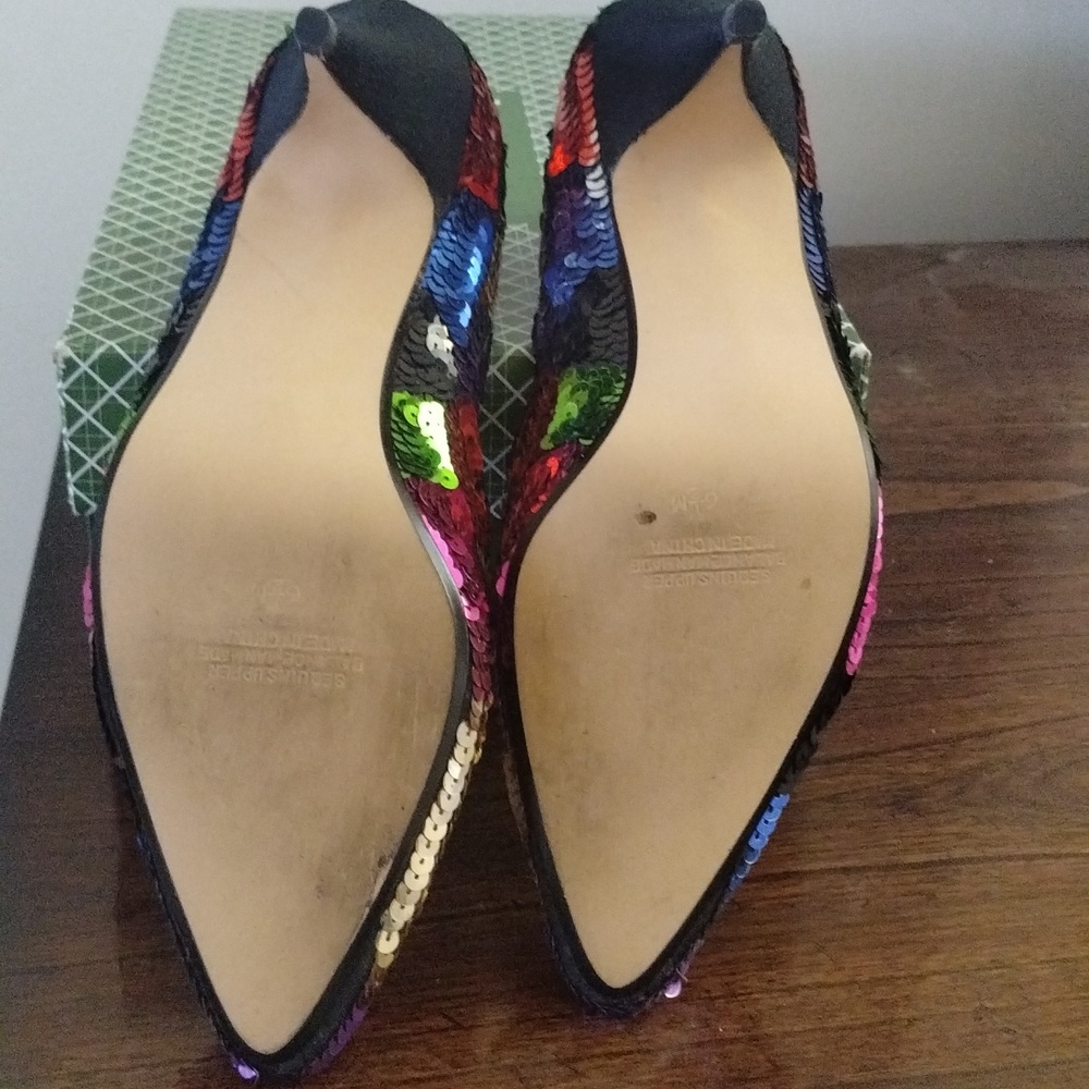 J. RENEE Multicolor Sequin Heels - Picture 2 of 5